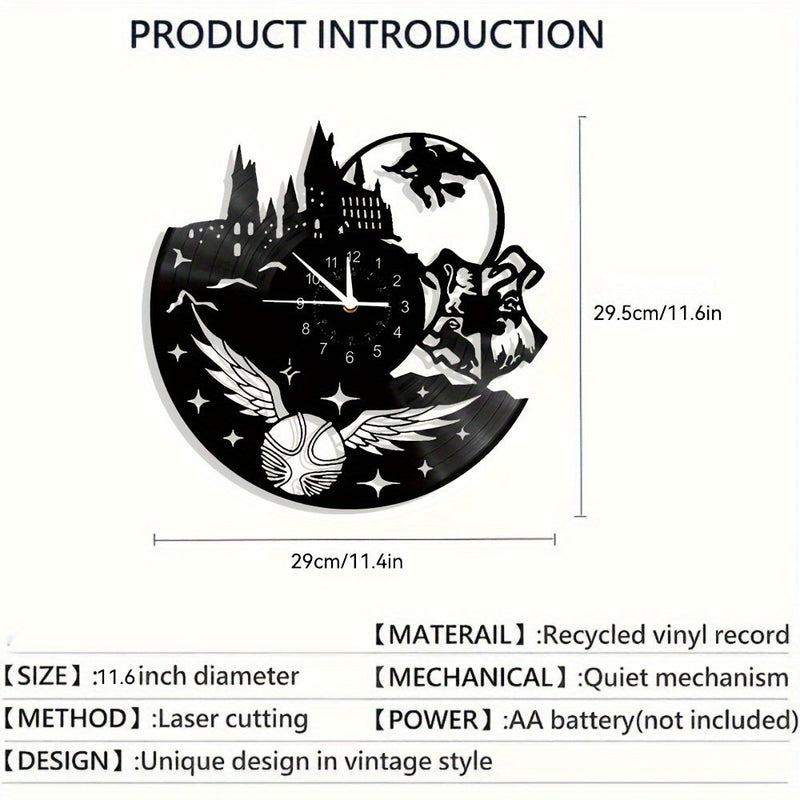 Wall clock from Hogwarts – For a magical touch in your space