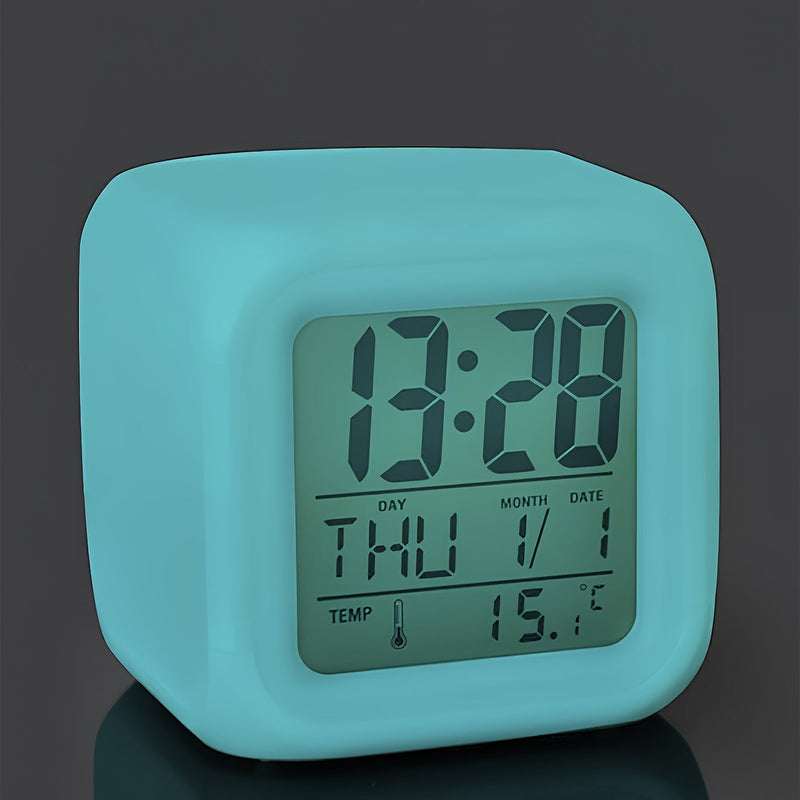 Digital LED Alarm Clock with Temperature Display – Quiet and Luminous for Every Room