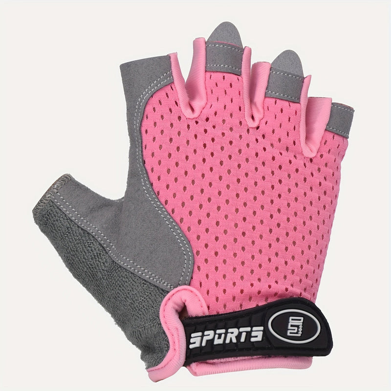 Félujjas kerékpáros kesztyűk és szabadtéri tevékenységekhez – Légáteresztő és csúszásgátló kialakítás