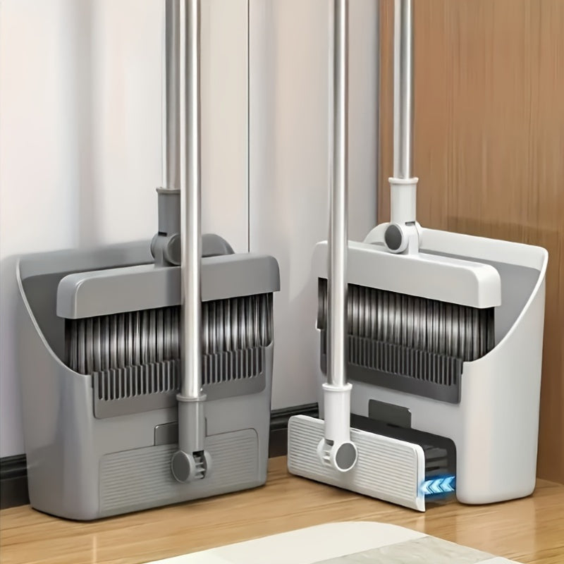 Foldable broom and dustpan set 3 in 1 – Practical solution for quick and efficient cleaning