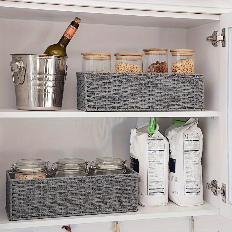 Woven Storage Basket for Toilet Paper - Practical and Durable