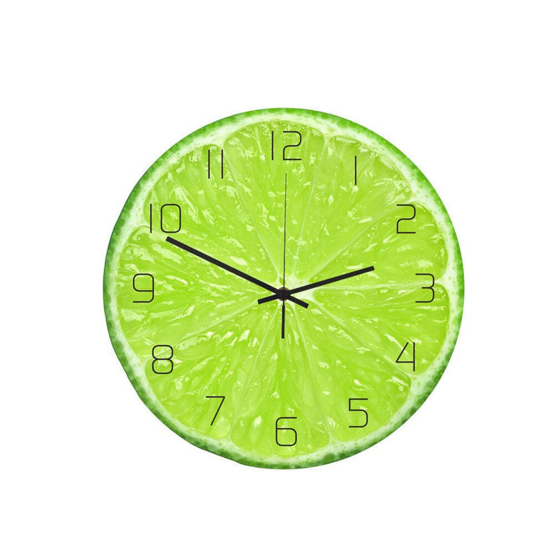 Wall Clock Fruit Fiesta - Cheerful Decoration for Your Interior