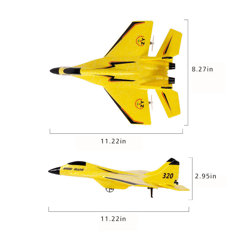 Avion puternic controlat de la distanță - Pentru pilotul aventuros