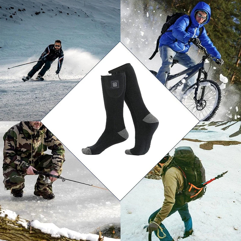 HeatWave Șosete Încălzite – Reîncărcabile, Călduroase și Confortabile