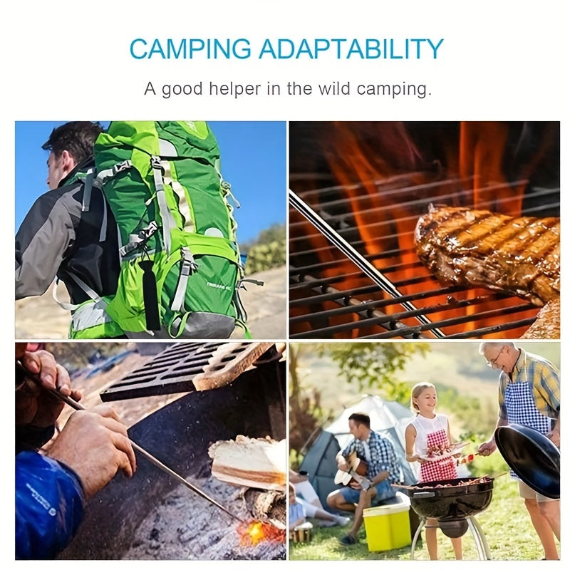 Teleskopowa Rura do Rozdmuchiwania Ognia - Praktyczna i Trwała na Zewnątrz