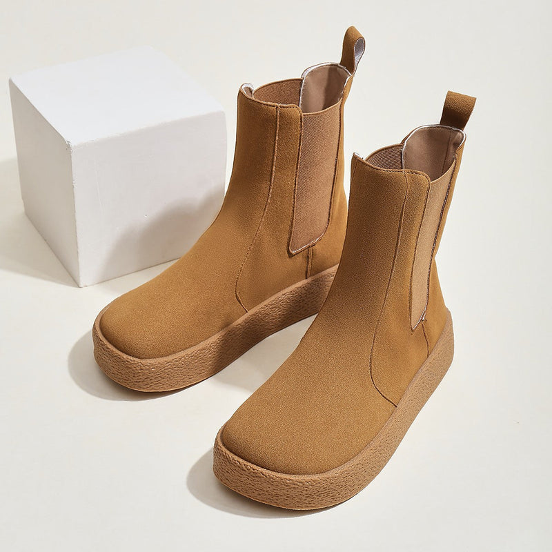 Wygodne Botki Chelsea dla Dams - Ciepłe i stylowe wsuwane buty