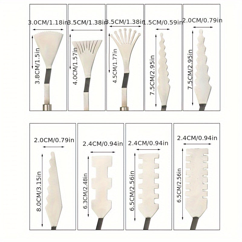 Zestaw Noży Malarskich MasterBlend – Precyzja i Kreatywność w Sztuce Malowania Olejnego
