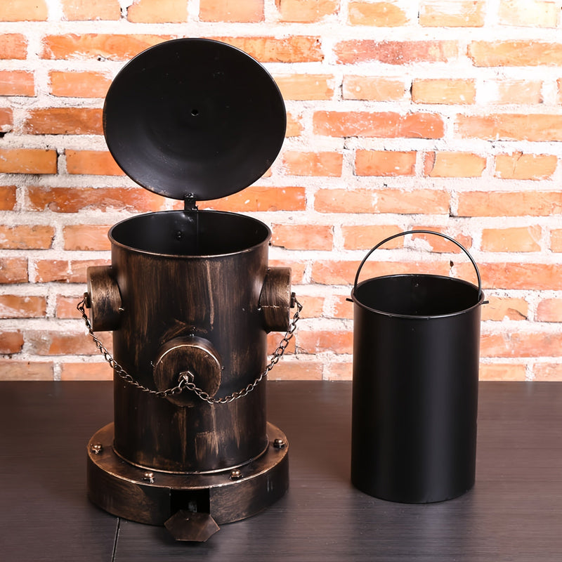 Wintage Brandkraan Kosz na Śmieci - Idealny Prezent na Dzień Ojca do Domu