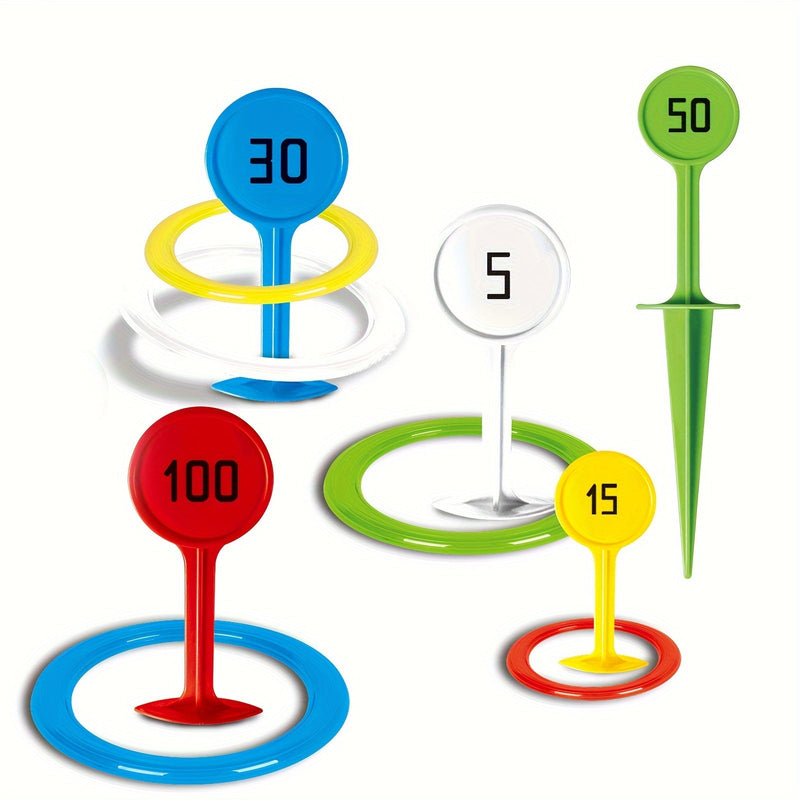 Colorful Ring Toss Set - For Joyful Outdoor Activities