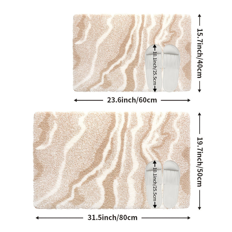 Puchaty Dywanik Łazienkowy – Chłonny i Miękki do Łazienki lub Kuchni