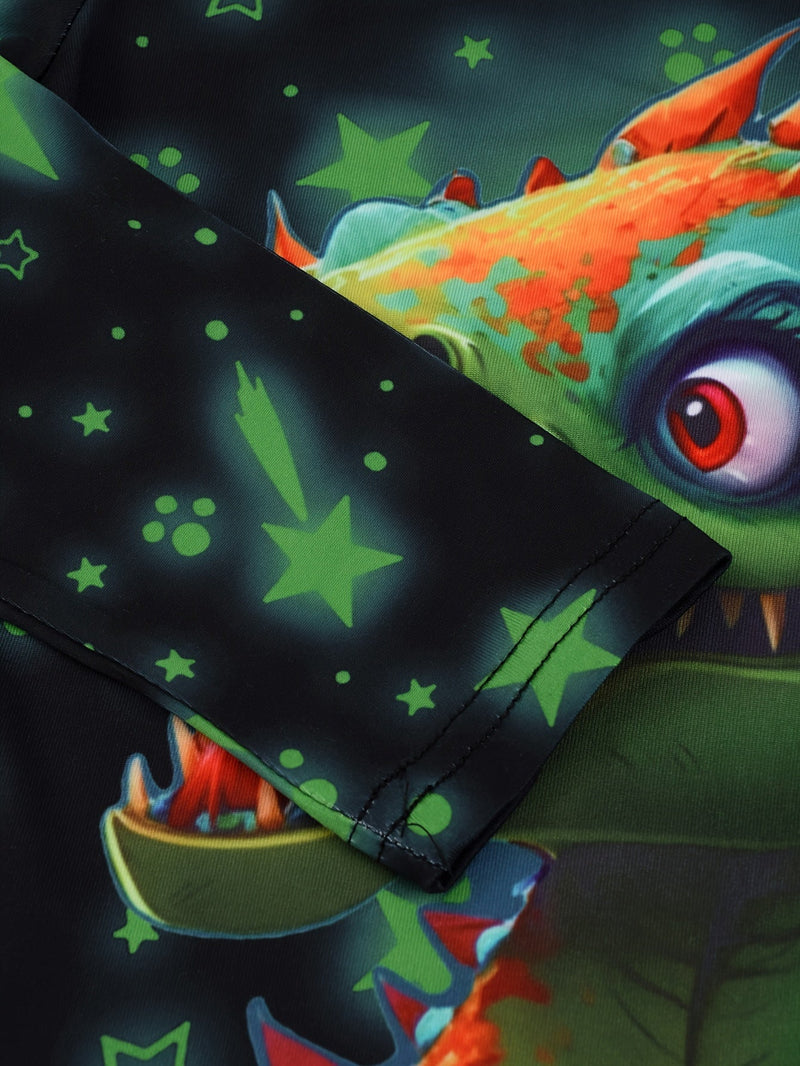 Zestaw Piżam DinoGlow - Olśniewające Wieczory dla Przygód Dzieci