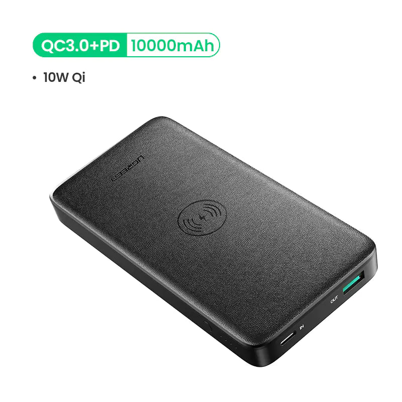Încărcător wireless Powerbank – 10.000mAh Ieșire dublă