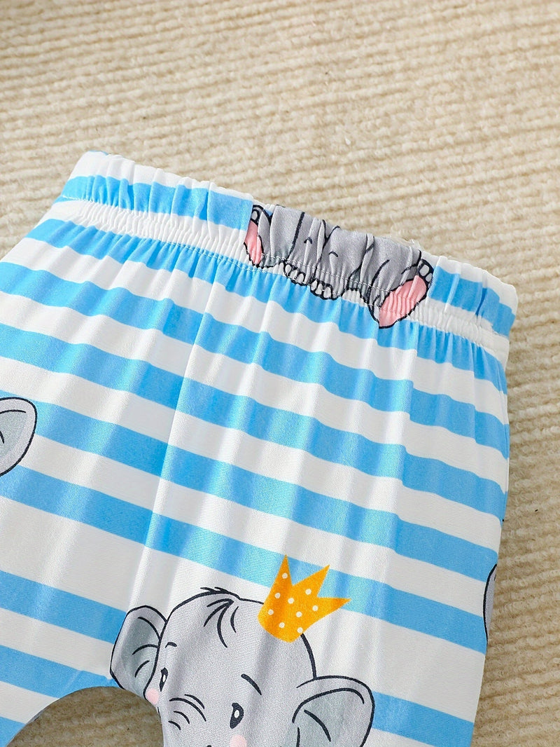 Zestaw Ubrań dla Niemowląt – Kombinezon, Spodnie i Czapka na Wesołą Przygodę