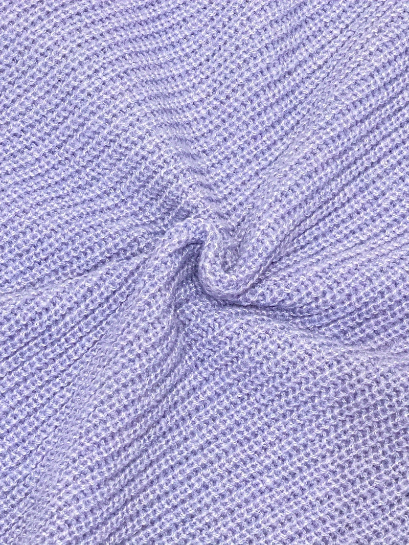 Elegancka Sukienka Sweterowa z Golfem – Struktura Rybich Łusek i Rękawy Lampionowe dla Stylowego Wyglądu