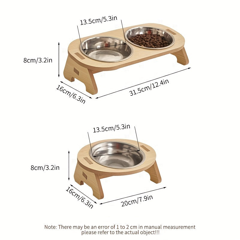 Elevated Cat Bowl Set – Durable and Comfortable Feeding for Your Cat