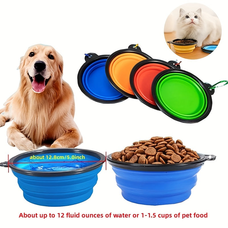 Foldable Food Bowl for Dogs and Cats – Durable and Compact