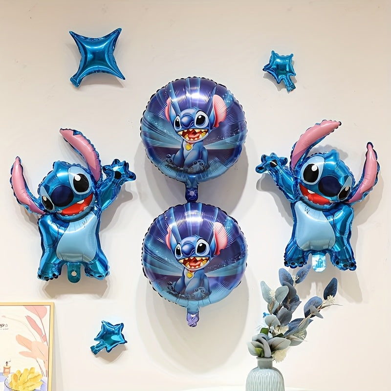 Zestaw Balonów Stitch – 5 Sztuk na Magiczną Imprezę