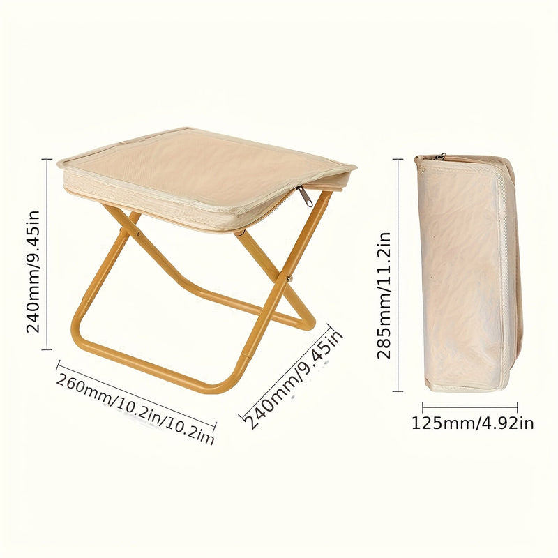 Składane Krzesło z Uchem - Łatwe do zabrania na przygody na świeżym powietrzu