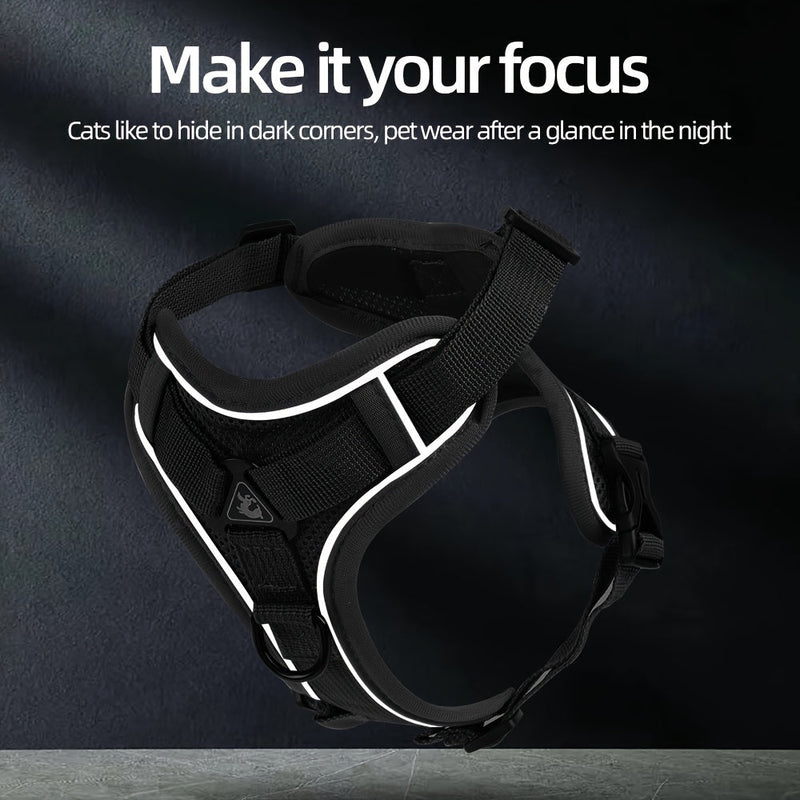 Reflective Harness and Leash for Cat – Ideal for Walks and Training