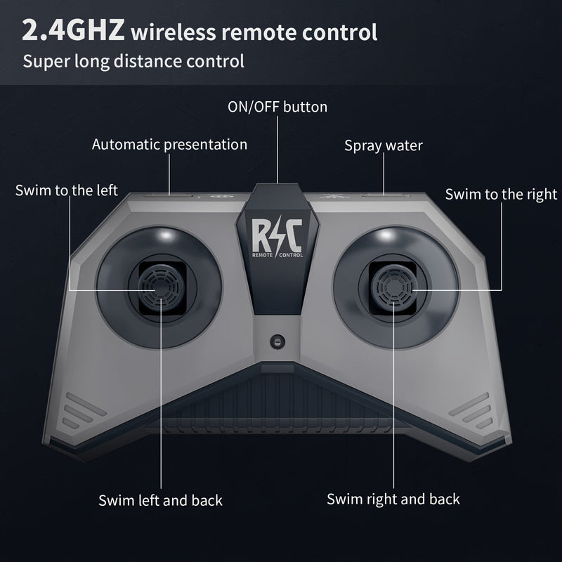 Sharko SwimMaster - Przygoda w Wodzie z Światłem i Pryskaniem