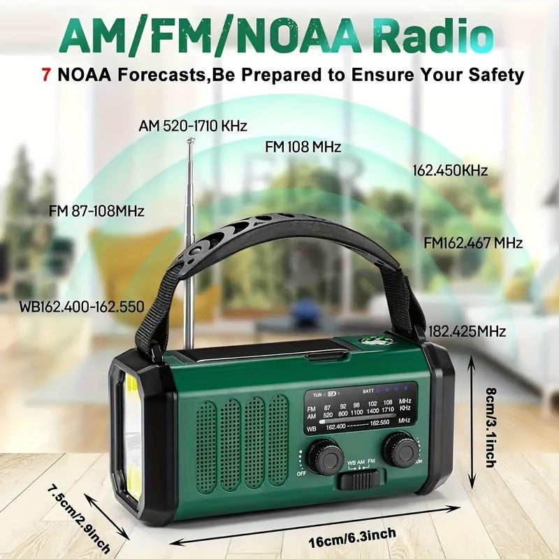 EcoPower Radiator - Wielofunkcyjna radiostacja awaryjna z latarką i ładowarką