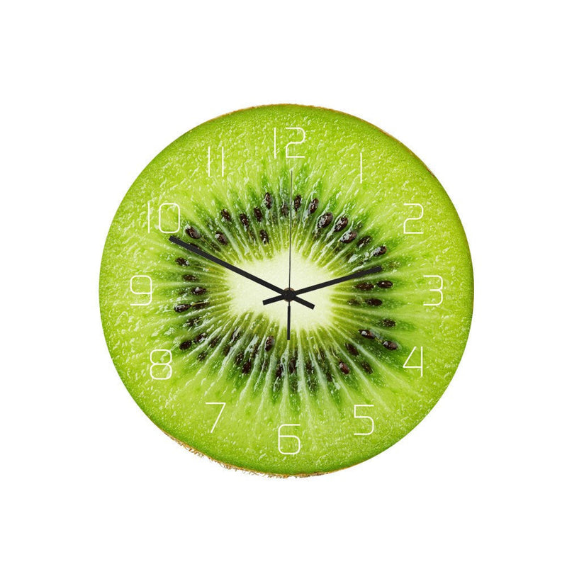 Wall Clock Fruit Fiesta - Cheerful Decoration for Your Interior