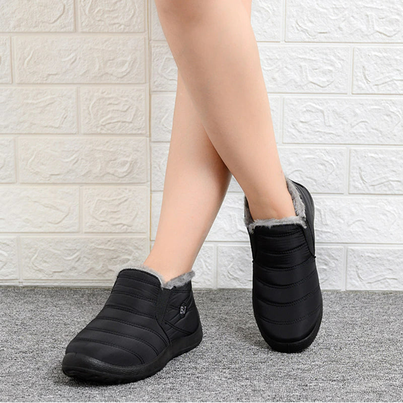 Unisex Ciepłe i Wodoodporne Botki Zimowe - Idealne na Zimne Dni