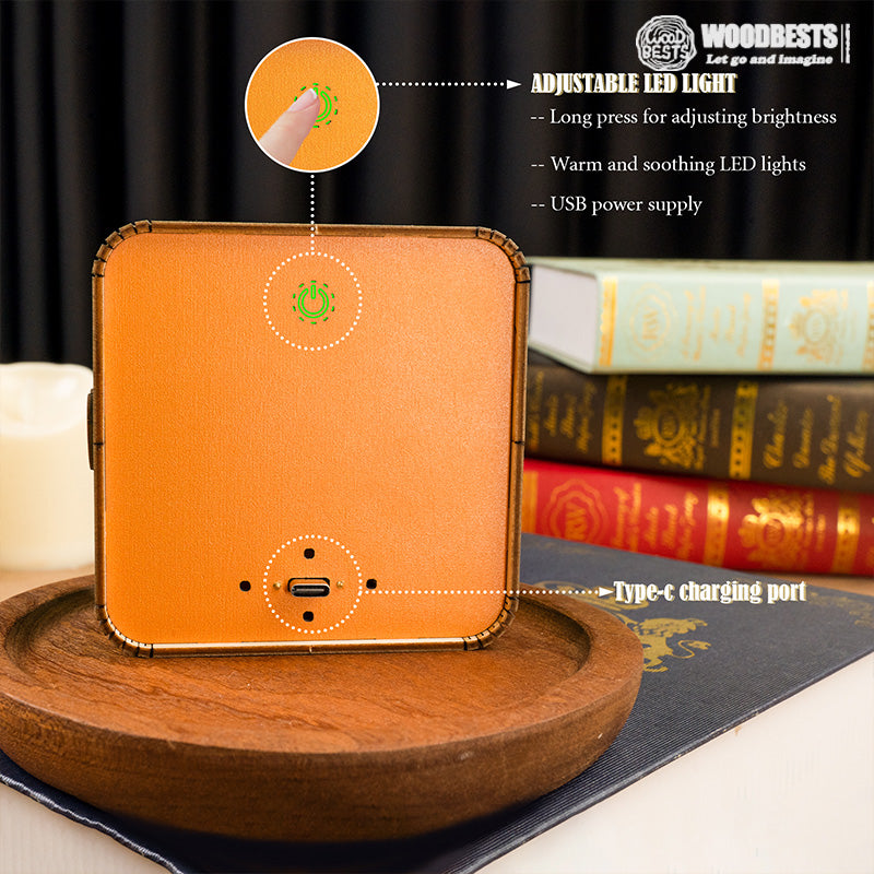 Nastrojowy 3D Dom Świąteczny z Oświetleniem - Ciepłe Światło LED i Unikalna Dekoracja