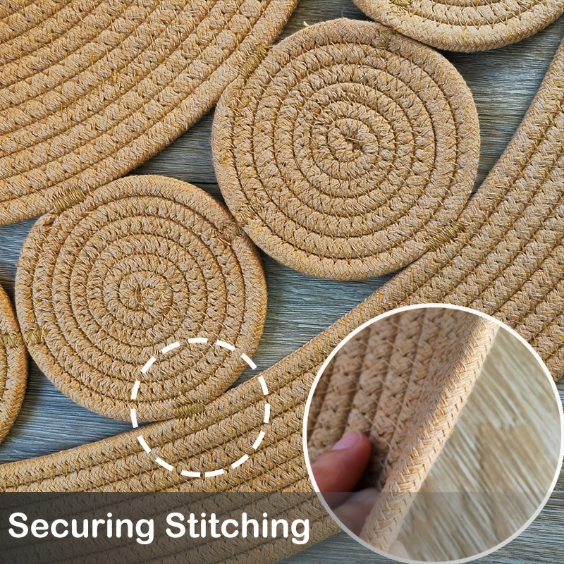 Boho Ręcznie Wykonana Mata Łazienkowa – Idealna do Twojej Łazienki lub Przedpokoju