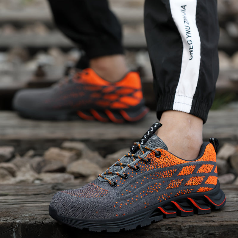 FlexGuard Męskie Buty Robocze i Sportowe – Oddychające i Antypoślizgowe