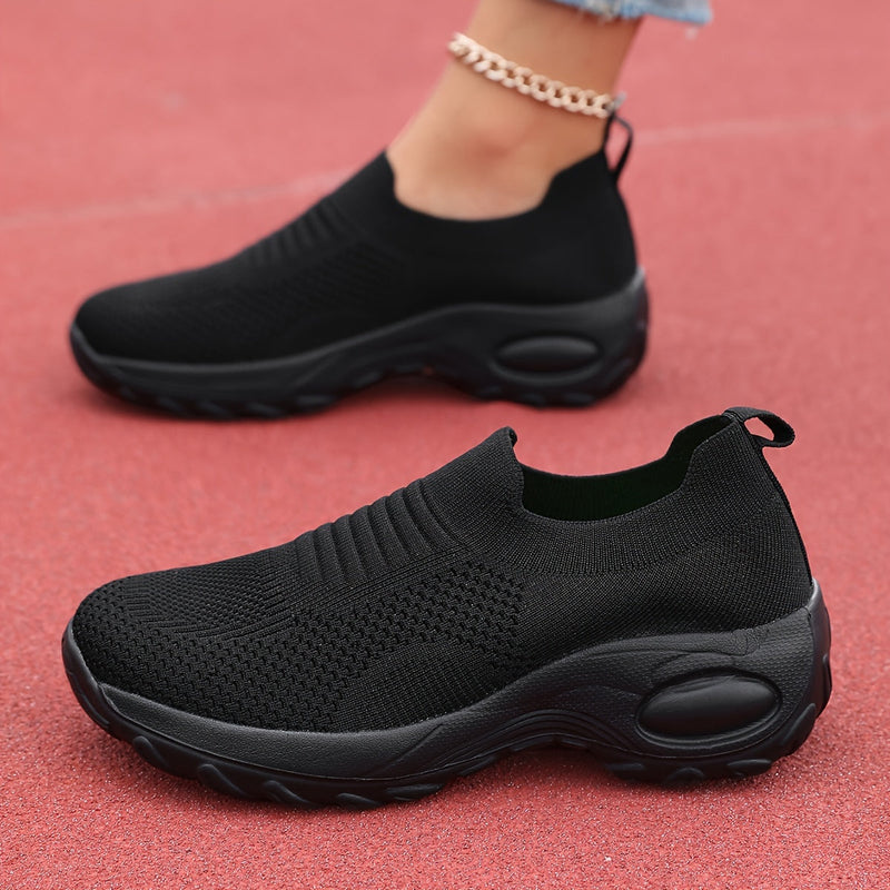 Nowoczesne Sneakersy Slip-On dla Dams – Oddychające i Wygodne na Co Dzień
