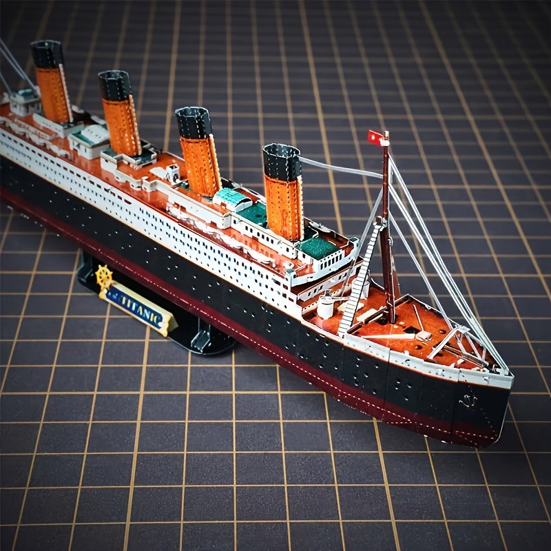 Titanic 3D Metalowy Zestaw Modelarski – Szczegółowy Model DIY dla Kreatywnych Pasjonatów