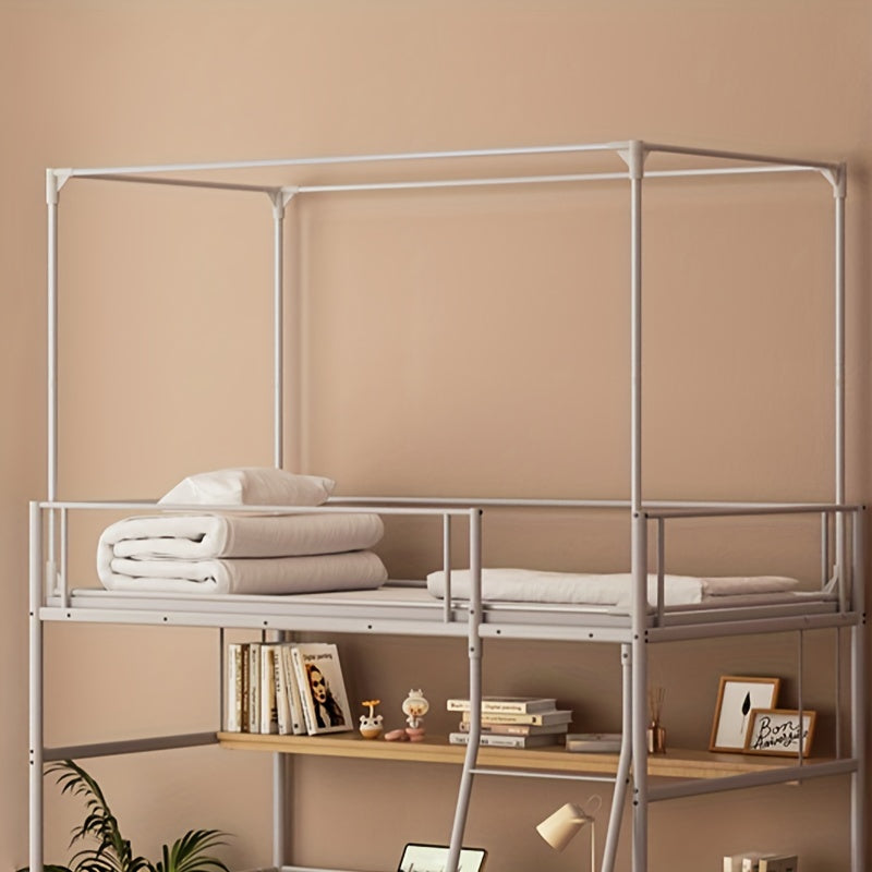 StarryBunk Regulowane Łóżko Piętrowe - Przytulne i Chronione z Moskitierą