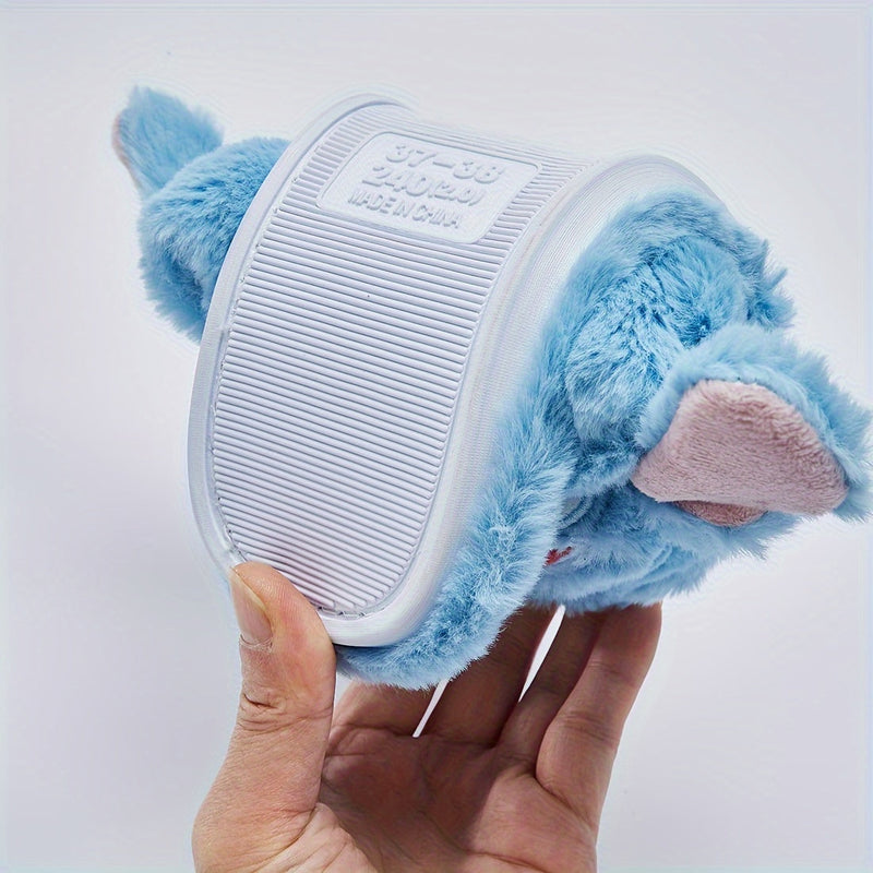 Disney Stitch Pluszowe Kapcie – Miękkie i Ciepłe Kapcie Domowe na Zimne Dni