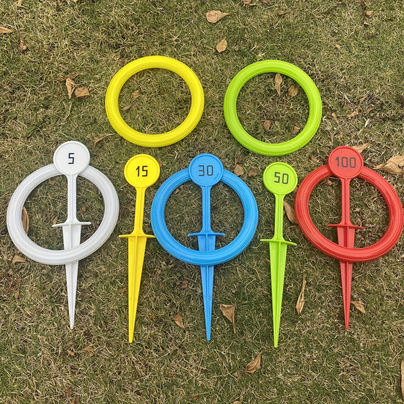 Colorful Ring Toss Set - For Joyful Outdoor Activities