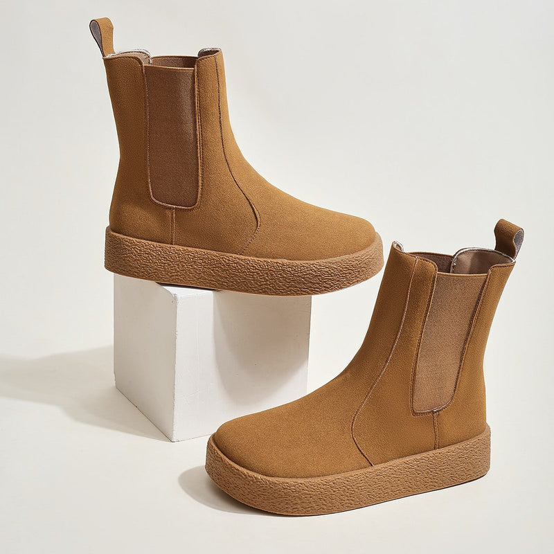 Wygodne Botki Chelsea dla Dams - Ciepłe i stylowe wsuwane buty