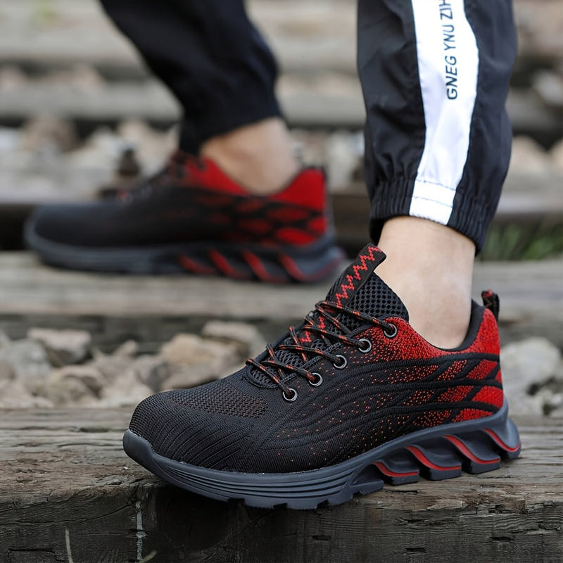 FlexGuard Męskie Buty Robocze i Sportowe – Oddychające i Antypoślizgowe