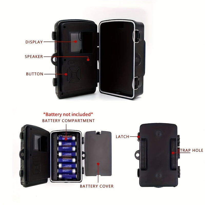 TrailGuard HD Kamera myśliwska – Wytrzymała, Wodoodporna i z Nocnym Widzeniem