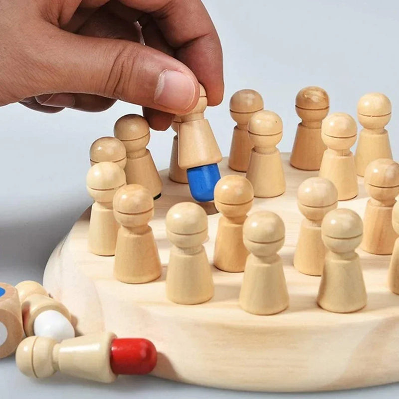 Wooden Color Game – Educational and Fun