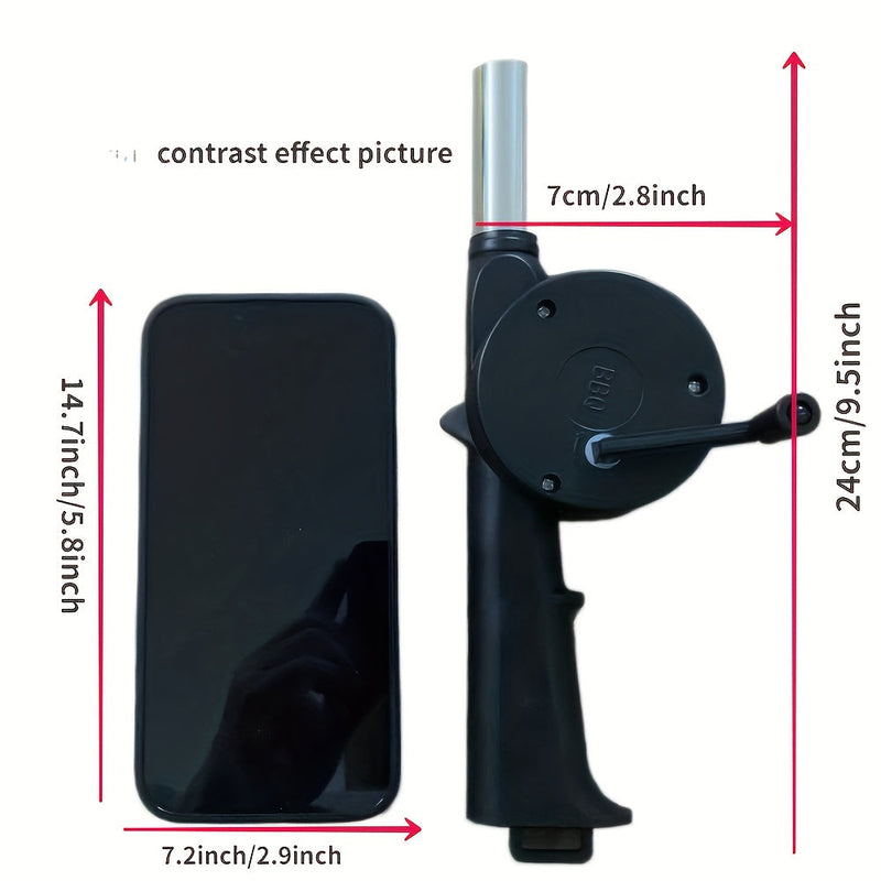 Przenośny Ręczny Podmuch – Idealny na Grill, Kemping i Rozpalanie Ogniska