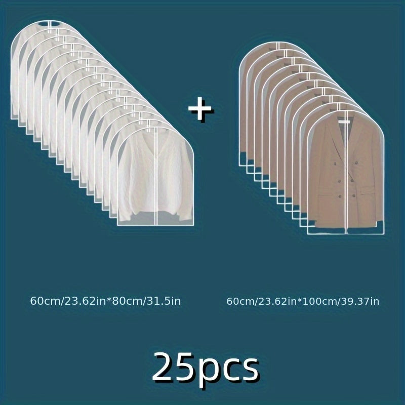 Zestaw worków na ubrania ClearGuard – Praktyczny i Ochronny