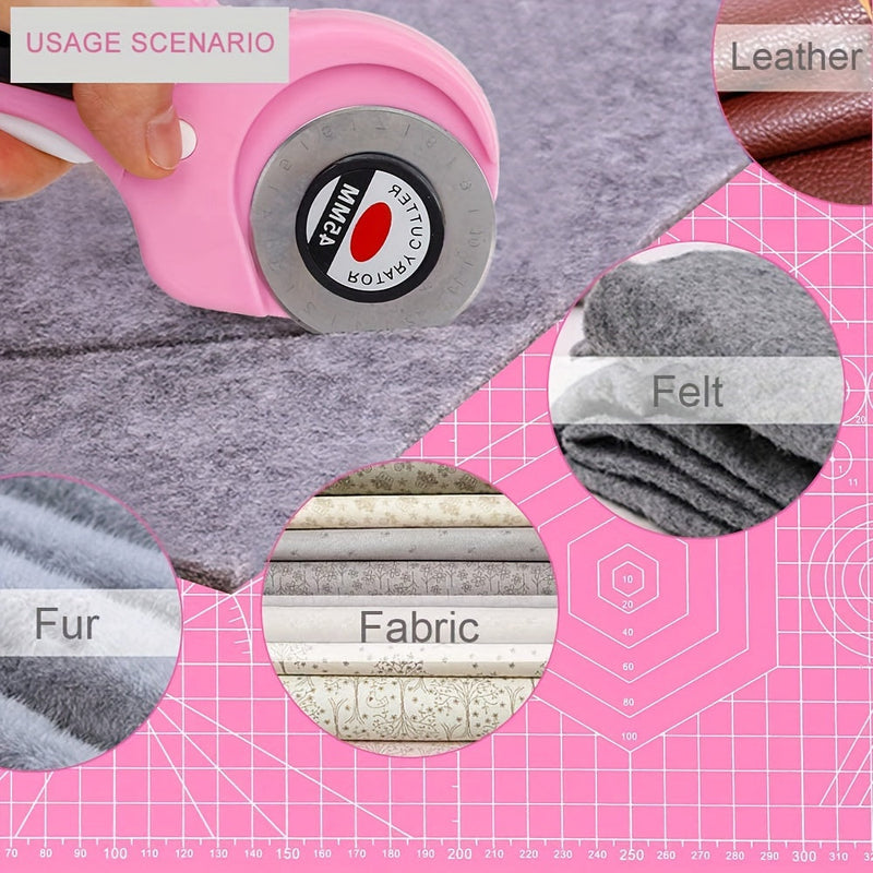 Zestaw Nożyc Obrotowych – Idealny do Szycia, Quiltingu i Projektów DIY