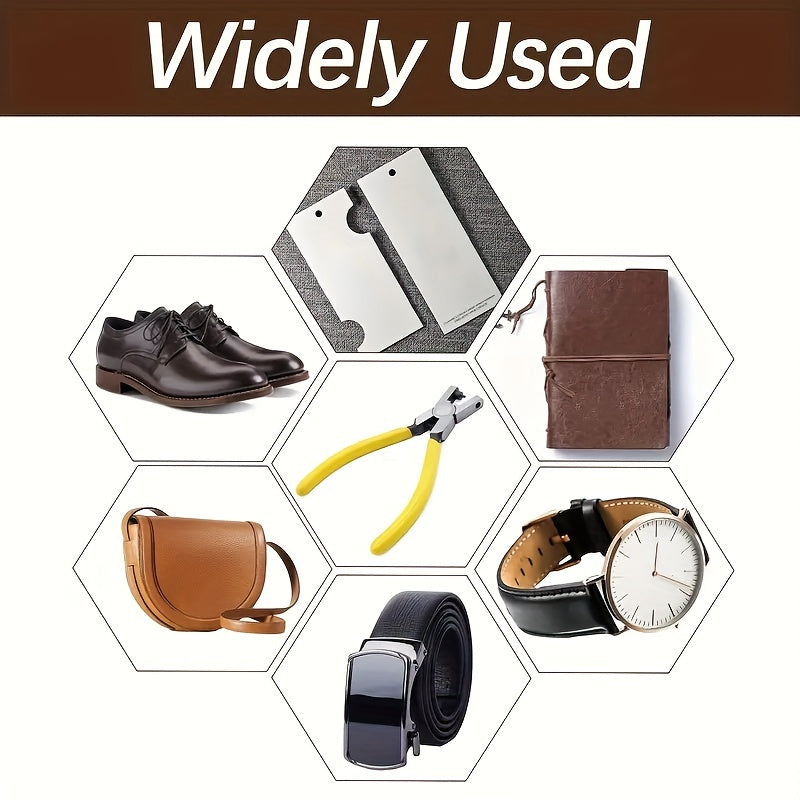 Perforator multifuncțional și foarfece – pentru găuri precise în piele și țesături