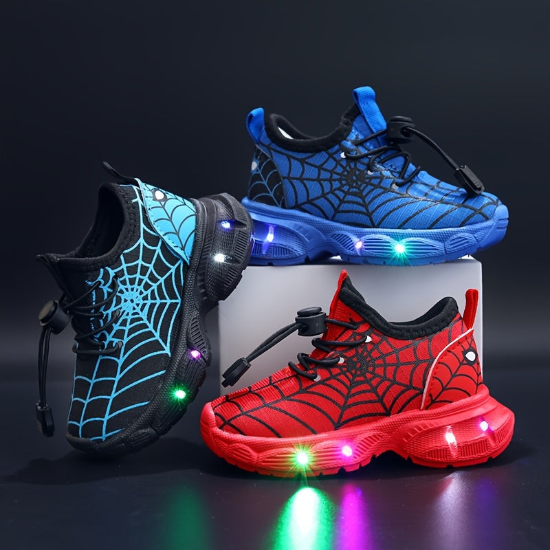 SpinnenWeb LED Sneakers - Lśniące Przygody dla Dzieci