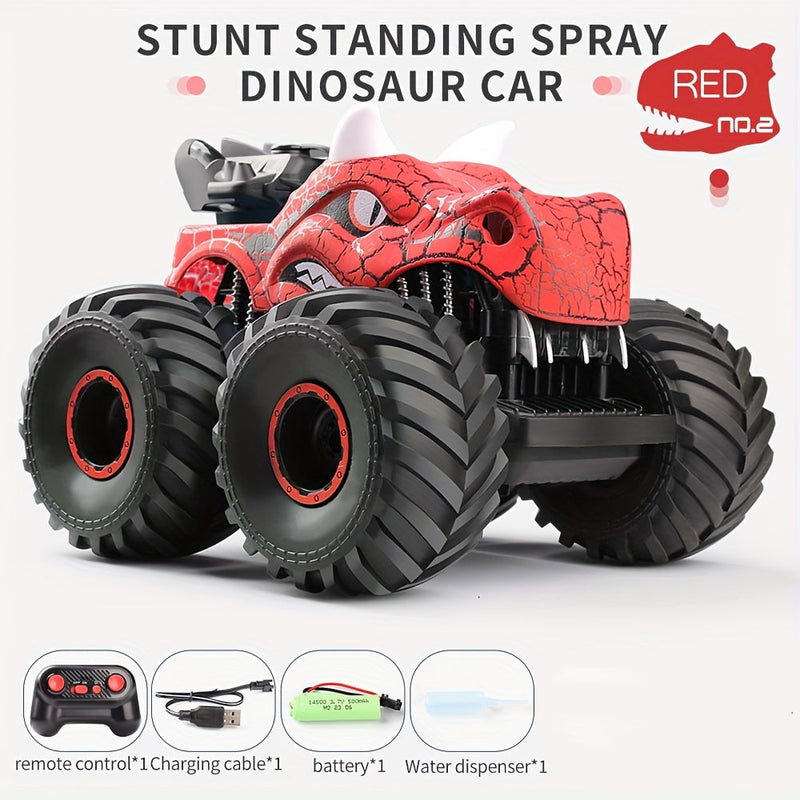 DinoBlaze Stuntauto - Spektakularny RC Monstertruck z Dymem i Światłem