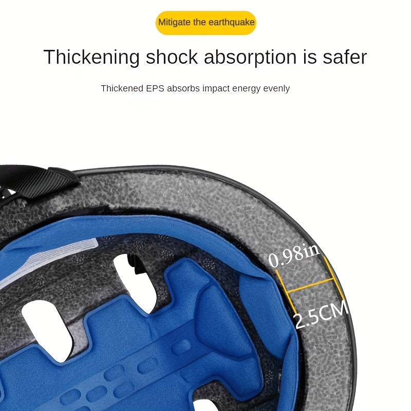 Biztonságos Kerékpáros Sisak Ifjúság számára - Megbízható Védelem Vastag EPS Béleléssel