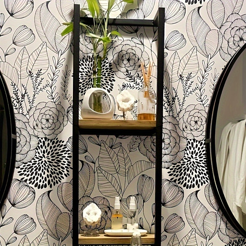 Industrial Towel Rack with Shelves – Elegant and Functional Wall Furniture