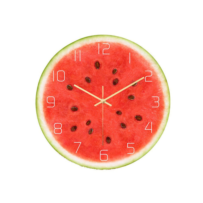 Wall Clock Fruit Fiesta - Cheerful Decoration for Your Interior