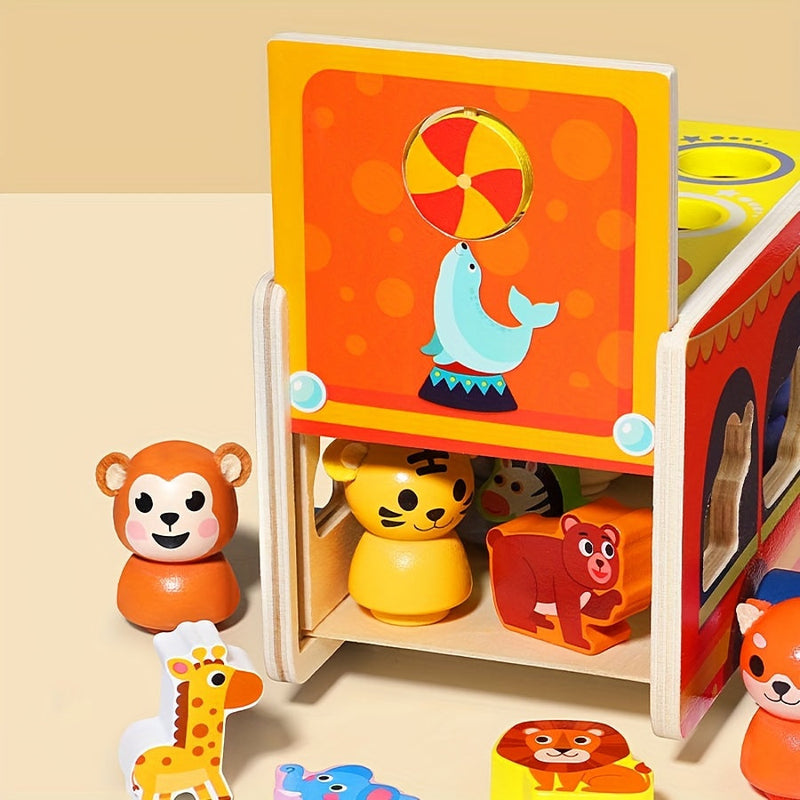 Edukacyjna Ciężarówka z Cyrkowymi Zwierzętami - Do Kreatywnej Zabawy i Nauki