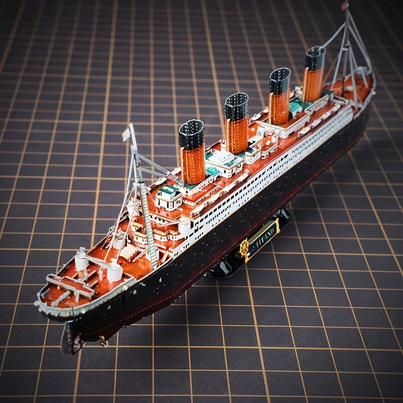 Titanic 3D Metalowy Zestaw Modelarski – Szczegółowy Model DIY dla Kreatywnych Pasjonatów